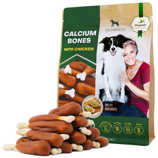 Dog Calcium Chicken Rawhide-Free Chews